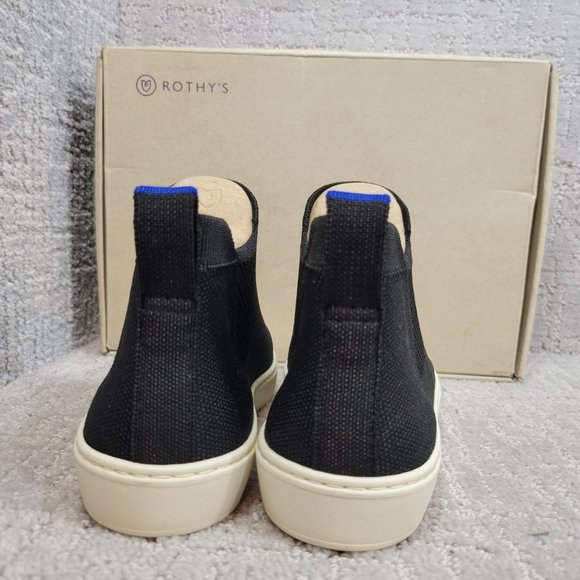 ROTHY'S The Chelsea Black Ankle Boots Women's Size 6, 7, 7.5, 9, 11 - Picture 6 of 10